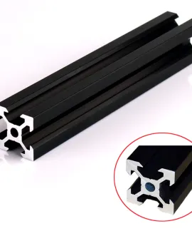 2020 V-Slot Aluminium Profile 1500mm Length (Black Anodized) for 3D Printer and CNC
