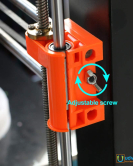 3D Printer X-Axis End Plastic Injection Parts With M8 Screws For A8 P802 Prusa i3 Parts