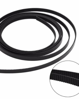 GT2 Width 6mm Black Open Timing Belt For 3D Printer 12cm