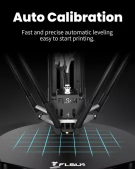 FLSUN SR Super Racer Delta 3D Printer 200mm/s High-Speed Printing Auto Leveling