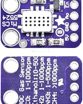 MICS-5524 Carbon Monoxide Hydrogen Methane Air Quality Monitoring Gas Sensor Module MICS5524 Detection Module 5V DC