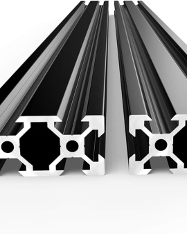 2040 V-Slot Aluminium Profile 1500mm Length (Black Anodized) for 3D Printer and CNC