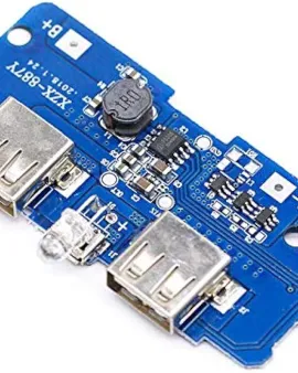 Jx-887y Dual Micro USB 3.7v to 5V 2A Power Bank