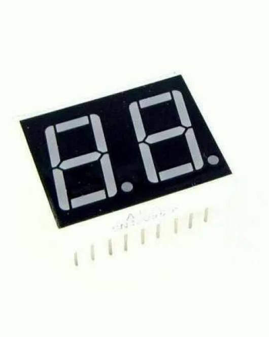 0.56 inch Red 2 Digit 7 Segment LED Display CC 18Pin