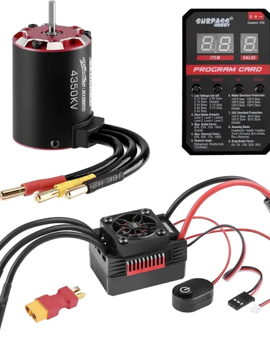 Waterproof BLDC motor+ESC60A+Programming Card