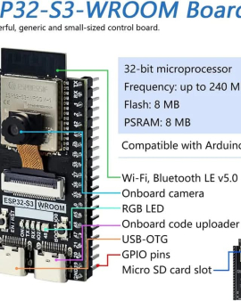 ESP32 S3 CAM Development Board with OV2640