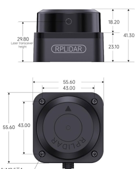 RPLiDAR C1 - DTOF LiDAR 360° Laser Range Scanner (12m, IP54)