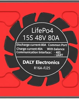 DALY BMS 15S 48V 80A LiFePO4 PCB Protection Board with
