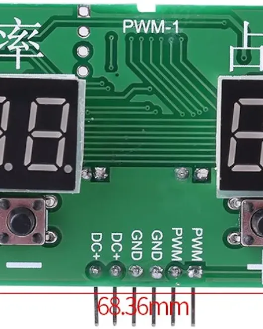 PWM Pulse Generator Pulse Rate Square Rectangle Wave Signal Generator Duty Cycle 1-99% 6Hz - 100KHz