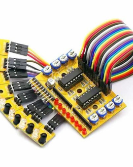 8-Channel Infrared Obstacle Module Tracking Sensor Tcrt5000