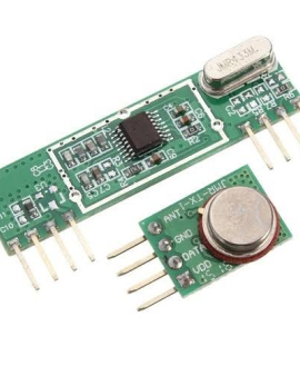 Wireless 433MHz Transmitter Receiver TX RX Pair RF Module Super Heterodyne Remote Receiver For Arduino Uno Electronics Circuitry &amp; Parts