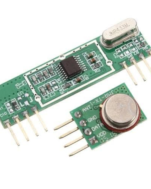 Wireless 433MHz Transmitter Receiver TX RX Pair RF Module Super Heterodyne Remote Receiver For Arduino Uno Electronics Circuitry & Parts