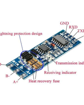 XY-017 UART Serial Port to RS485 Board Module RS485 to TTL Converter Module