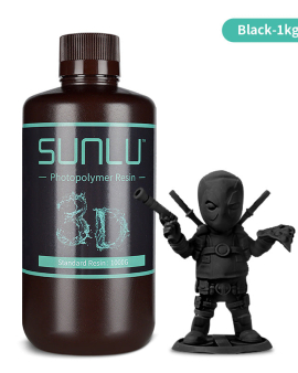 Sunlu Photopolymer Resin Standard Resin Black, Clear Blue, Orange, Green, 