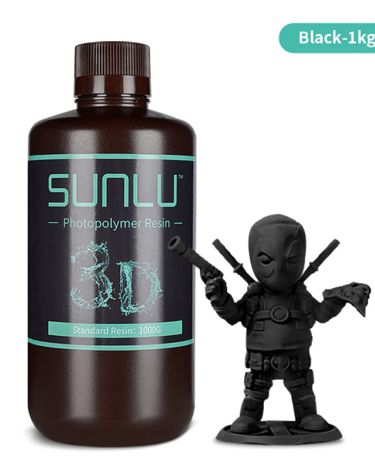 Sunlu Photopolymer Resin Standard Resin Black, Clear Blue, Orange, Green, 