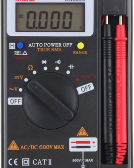ANENG AN8203 Digital Multimeter AC/DC Voltmeter Ohm Meter LCD Display 4000 Counts Current Diodes Capacitance Transistor Measuring