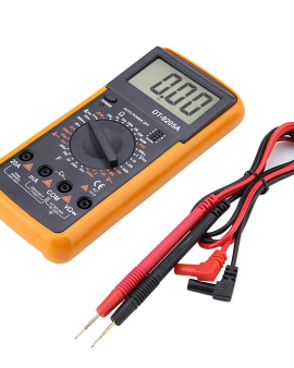Digital Multimeter, DT9205A LCD Display Handheld Digital Multimeter AC/DC Resistance Capacitance Tester with Low Battery Indication/Overload Indication/Auto Power Off Function