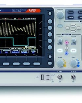GW Instek GDS-1102B Digital Storage Oscilloscope, 2-Channel, 1 GSa/s Maximum Sampling Rate, 100 MHz, 10M Maximum Memory Depth