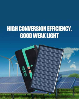 Mini Solar Panel 60_60mm with Wire