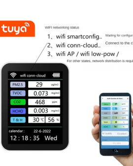 Tuya 5in1 WiFi Air Quality Monitor 