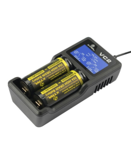 XTAR VC2 Charger with LCD Screen Display for 1865026650 Battery